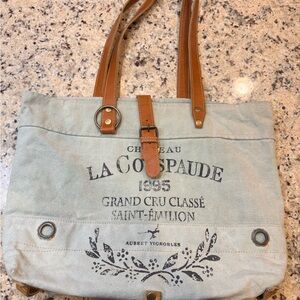 LA COUSPAUDE 1995 Myra Canvas Tote Bag